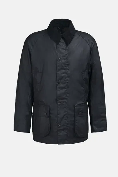 Barbour Ashby Wax Jacket In Black