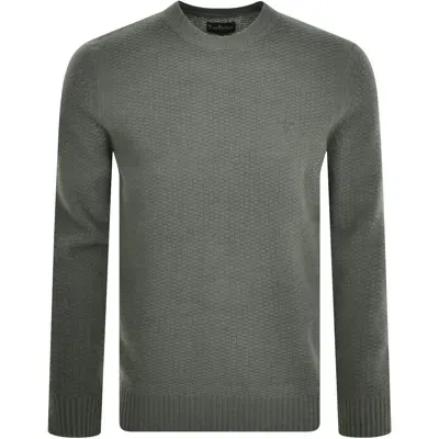 Barbour Aston Knitted Crew Neck Jumper Grey