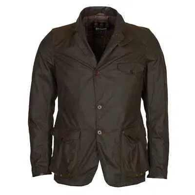 Pre-owned Barbour Beacon Sports Jacket Olive