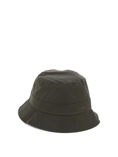 Barbour Belsay Wax Hats In Green