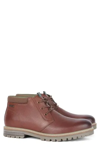 Barbour Boulder Chukka Boot In Teak Brown