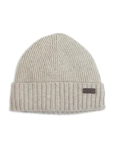 Barbour Carlton Beanie In Light Grey