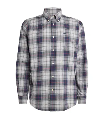 Barbour Cotton Tartan Wetheram Shirt In Blue