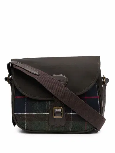 Barbour Crossbody Bag With Tartan Pattern In Multicolour