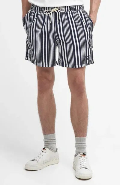 Barbour Decklam Mens Swim Shorts In Navy