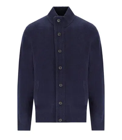 Barbour Essential Patch Blue Cardigan