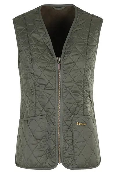 Barbour Fleece Betty Liner In Green