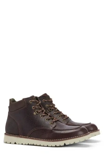 Barbour Fred Moc Toe Boot In Brown