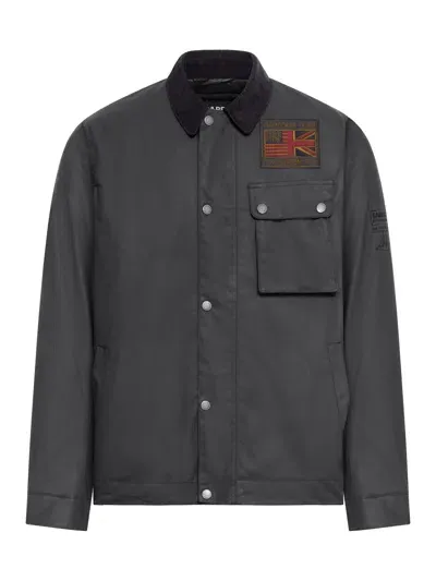 Barbour Giubbino International Workers Wax In Black