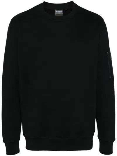 Barbour Grip Sweatshirt In Black