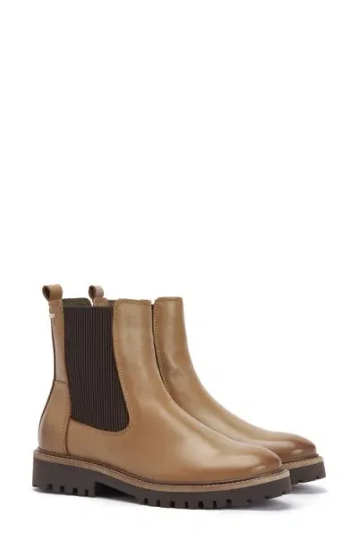 Barbour Harmby Chelsea Boot In Chestnut Brown