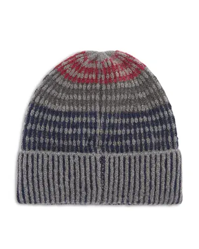 Barbour Harray Beanie In Blue Granite