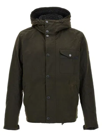 Barbour International Kevlar Casual Jackets, Parka Green