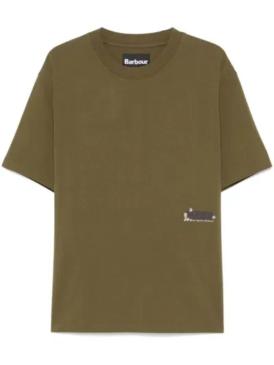 Barbour Leonard T-shirt In Green