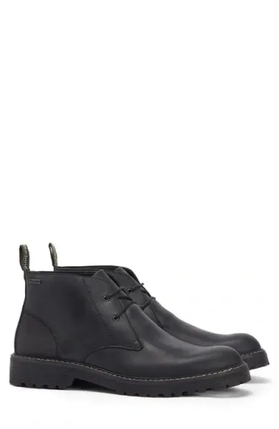 Barbour Maxwell Waterproof Chukka Boot In Black