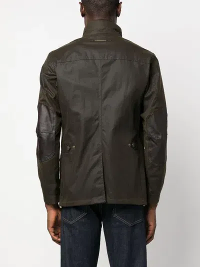 Barbour Ogston Wax Jacket In Black