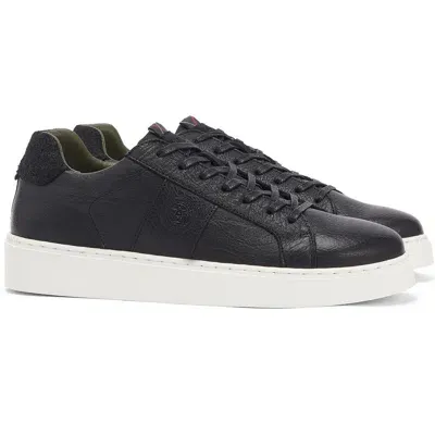 Barbour Ponting Sneaker In Black