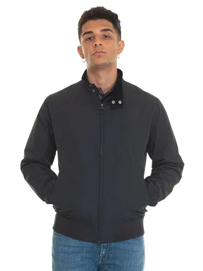 Barbour Royston Bomber Jacket In Blue