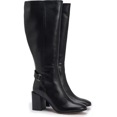 Barbour Saskia Knee High Boot In Black