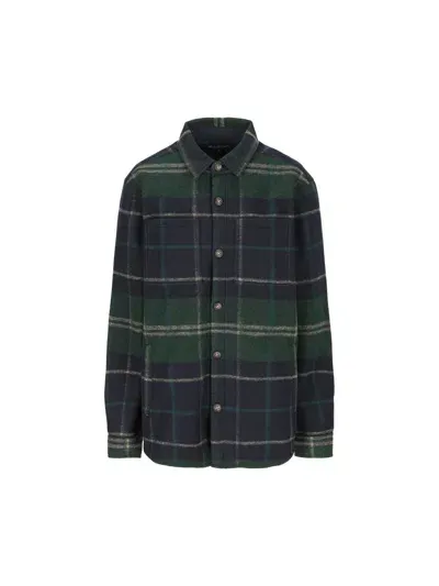 Barbour Shirts In Green Loch Tartan