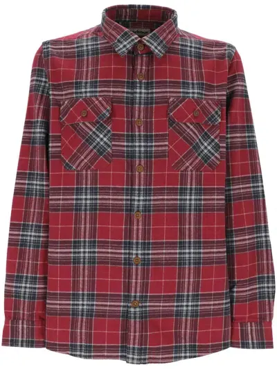 Barbour Shirts In Highland Red