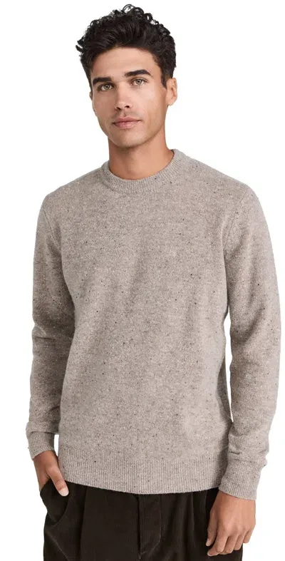 Barbour Tainsbury Crew Neck Sweater Stone