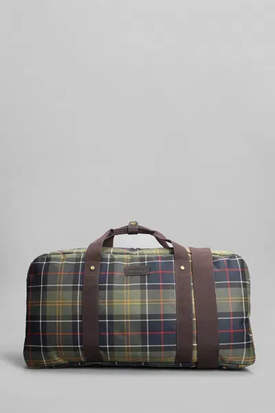 Barbour Torridon Tote In Green Polyester In Tartan