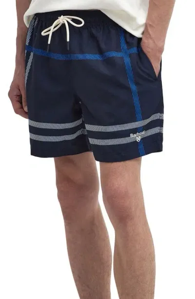 Barbour Twain Mens Swim Shorts In Navy