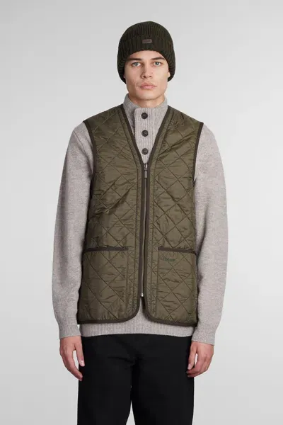 Barbour Vest In Green Polyamide