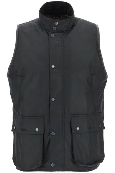 Barbour X Baracuta Gilet In Cotone Cerato In Black