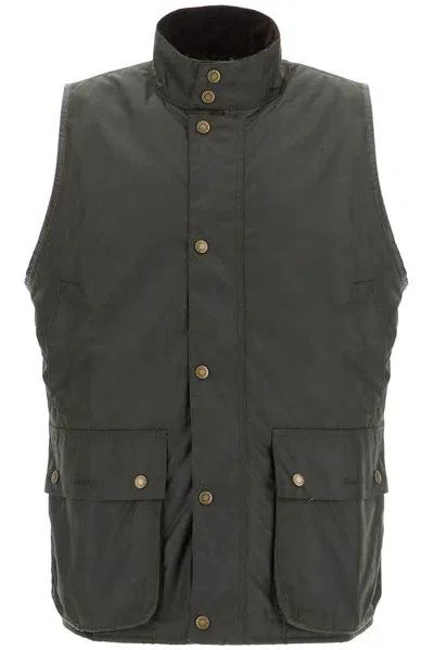 Barbour X Baracuta Waxed Button In Green