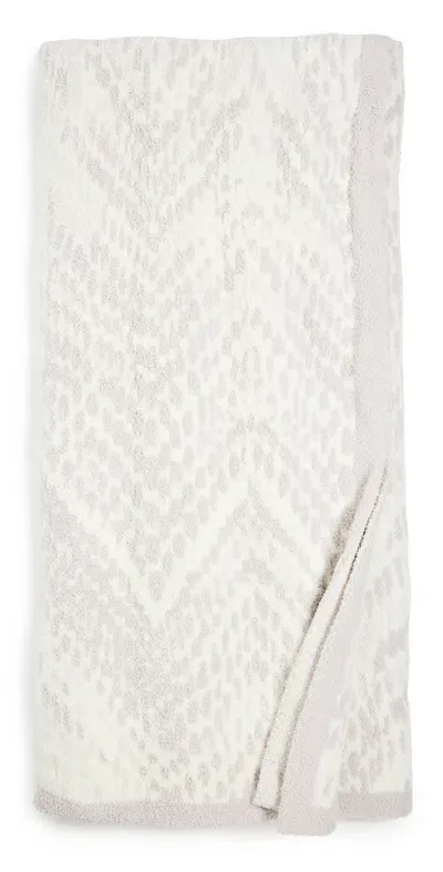 Barefoot Dreams Cozychic Snakeskin Throw Cream Multi