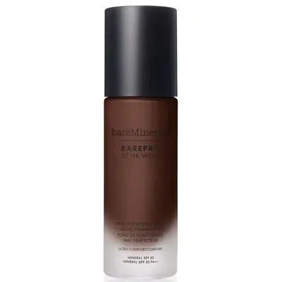 Bareminerals Barepro 24hr Matte Comfort Liquid Foundation Mineral Spf20 30ml (various Shades) - Deep 65 Neutral