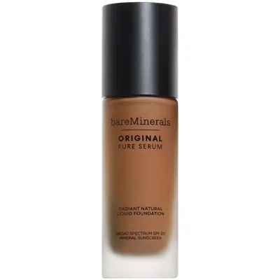 Bareminerals Original Pure Serum Radiant Natural Liquid Foundation Mineral Spf20 30ml (various Shades) - Deep Neu In Deep Neutral 5