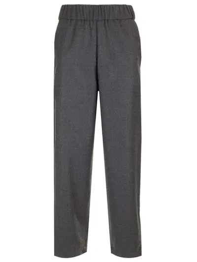 Barena Venezia Barena Joie Elasticcted Waistband Trousers In Grey