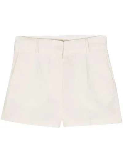 Barena Venezia Dori Canne Linen Shorts In White