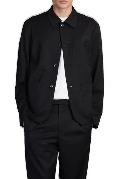 Barena Venezia Barena Visal Buttoned Overshirt In Black