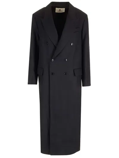 Barena Venezia Gianni Tailored Coat In Blue