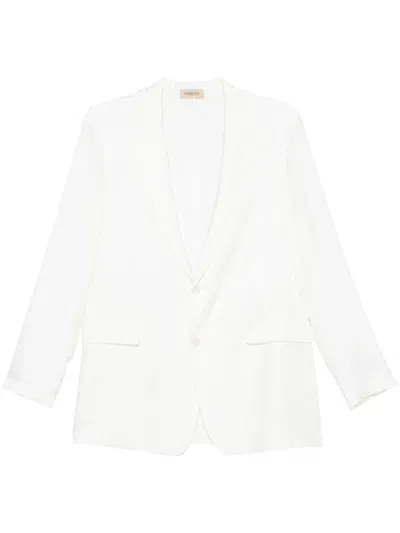 Barena Venezia Silk Blazer In White