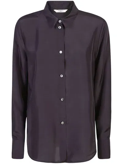 Barena Venezia Silk Shirt In Blue