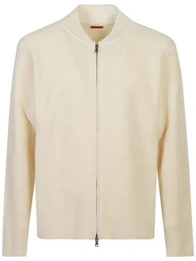 Barena Venezia Stand Up-collar Cardigan In White