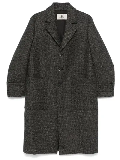 Barena Venezia Zane Castor Bruno Coat In Black