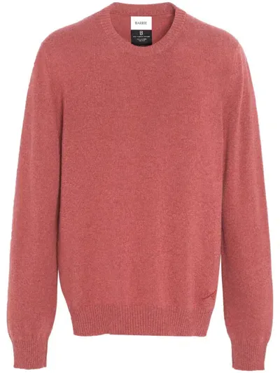 Barrie B Label Cashmere Jumper In Red