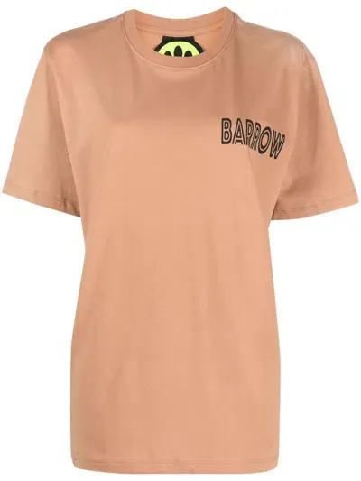 Barrow Graphic-print T-shirt In Neutrals