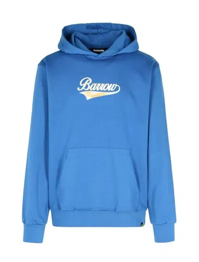 Barrow Logo Sweatshirt Hoodie In Blau