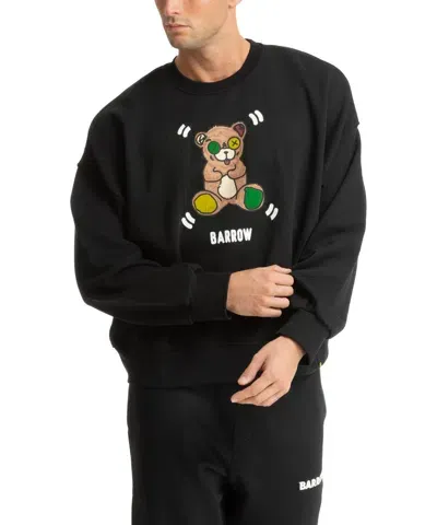 Barrow Teddy Sweatshirt In Black