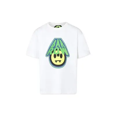 Barrow White T-shirt For Kids With Smiley