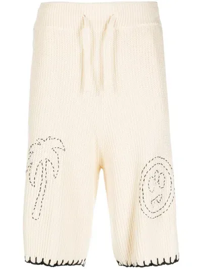 Barrow's White Knitted Shorts