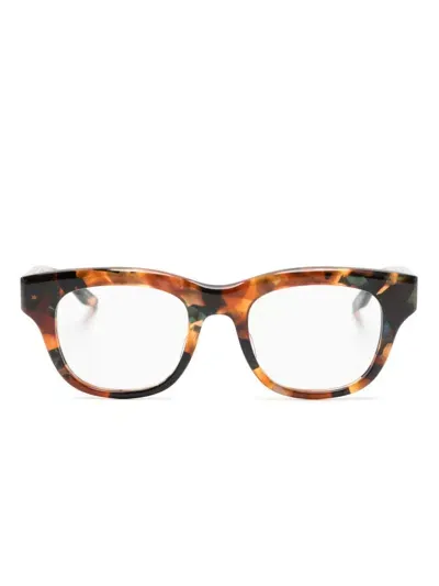 Barton Perreira Bridges Square-frame Glasses In Brown