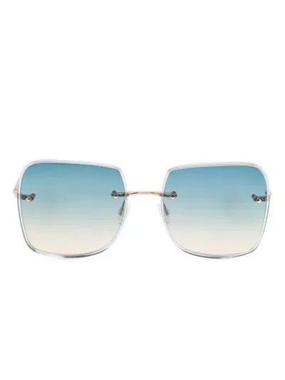 Barton Perreira Sharona Sunglasses In Blue